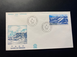 Enveloppe 1er Jour "Géologie - Glaciers - La Mer Dumont D'Urville" - 18/12/1981 - PA66 - TAAF - Terre Adelie - FDC