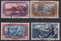 Switzerland / Schweiz / Suisse : 1929 Pro Juventute : Landschaften Michel 235 / 238 - Used Stamps