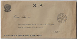 Brazil 1942 Public Service Of The Court Of Law Of The 2nd Civil Court Of The Federal District Registered Cover Cancel - Storia Postale