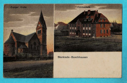 * Sterkrade - Buschhausen - Oberhausen (Nordrhein Westfalen - Deutschland) * Evangel. Kirche, Fichteschule, Old Couleur - Oberhausen