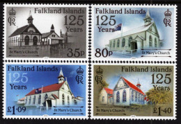 Falkland Islands - 2024 - Saint Mary Church - 125th Anniversary - Mint Stamp Set - Falklandeilanden