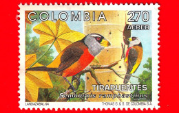COLOMBIA - Usato - 1994 - Fauna - Uccelli - Tucano Barbet (Semnornis Ramphastinus) - Tirapuentes - 270 - Colombia