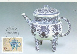 China 2000, Maximum Card, Chinese Wine Pot (18th Century) - Tarjetas – Máxima