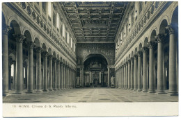 F.168  ROMA - Chiesa Di S. Paolo. Interno - Collez. N.P.G. - Kirchen