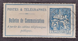 France 1900/06 N°24 Ob TB Cote 5€ - Télégraphes Et Téléphones