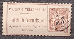 France 1900/06 N°26  Ob TB Cote 7€ - Télégraphes Et Téléphones