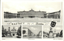 72272238 Rastatt Stadtkirche Rathaus Schloss Rastatt - Rastatt