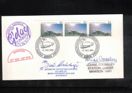 Australian Antarctic Territory 1991 Antarctica - Base Mawson - Ship Aurora Australis - Bases Antarctiques