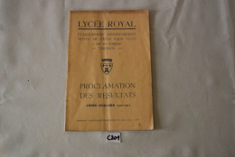 C201 Livret - Résultats 1950 51 - Ecole Tournai Lycée Royal - Diplomi E Pagelle