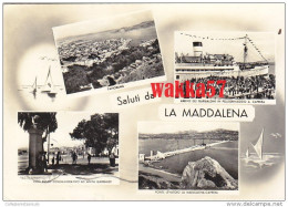 AA291- Saluti Da La Maddalena - Vedutine - Sassari - F.g. Viaggiata - Sassari