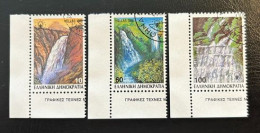 GREECE, 1988 , WATERFALLS, USED - Used Stamps