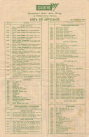 Scalextric. Lista De Artículos Y Circuitos. 25 Agosto 1976 - Altri & Non Classificati