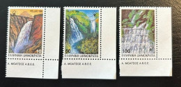 GREECE, 1988 , WATERFALLS, MNH - Unused Stamps