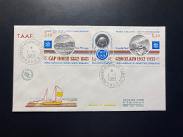 Enveloppe 1er Jour "Année Polaire - 100e Anniversaire" - 01/01/1983 - PA77A - TAAF - Terre Adelie - Cap Horn - Groenland - FDC