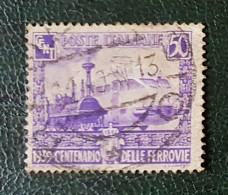 Italia 1939 - Centenario Delle Ferrovie Italiane Usato - Used