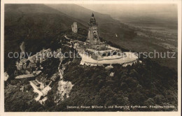 72278058 Kyffhaeuserdenkmal Kaiser Wilhelm Der 1. Mit Burgruine  Kyffhaeuserdenk - Bad Frankenhausen