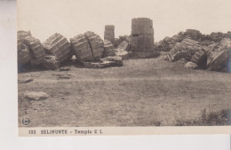 SELINUNTE  TRAPANI TEMPIO C. I° FOTOGRAFICA  EDIZ. NPG - Trapani