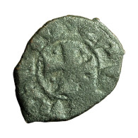 Cilician Armenia Medieval Coin Levon III Or IV 19mm King / Cross 04383 - Arménie