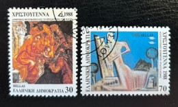 GREECE, 1988 , CHRISTMAS,, USED - Used Stamps