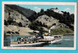 * Fürstenberg (Nedersaksen - Deutschland) * (Carl Thoericht 7333) Schloss Fürstenberg Mit Weserdampfer, Bateau - Fürstenberg