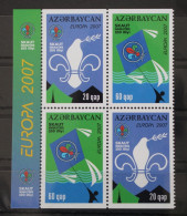 Aserbaidschan 679 D-680 D Postfrisch Als Viererblock #WK981 - Azerbaiján