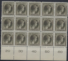 Luxembourg - Luxemburg - Timbre  Armoires  1926   Charlotte   15 X 40C.   MNH** - 1926-39 Charlotte De Profil à Droite