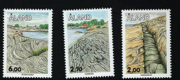 1993 Rock Formations Michel AX 75 - 77 Stamp Number AX 45 - 47 Yvert Et Tellier AX 75 - 77 Xx MNH - Ålandinseln