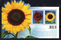 2011  Sunflowers  Souvenir Sheet Of 2 Different Sc 2440  MNH - Ungebraucht