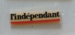 Pin's Logo L'Indépendant - Médias