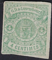 Luxembourg - Luxemburg - Timbre   1874   4C.   *     Michel 26   VC. 140,- - 1859-1880 Armoiries