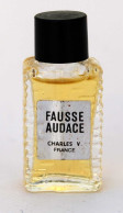 Perfume Miniatura Fausse Audace De Charles V. Lleno - Non Classificati