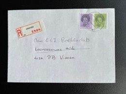 NETHERLANDS 1993 REGISTERED LETTER ARNHEM TO VIANEN 06-01-1993 NEDERLAND AANGETEKEND - Briefe U. Dokumente