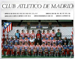 Póster Club Atlético De Madrid. Plástico 3D - Andere & Zonder Classificatie