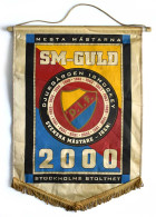 Banderín D.I.F. SM-Guld 2000 Mesta Mästarna Djurgarden Ishockey - Otros & Sin Clasificación