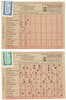 Lote De 2 Quinielas Jornada 27 - 12-3-1978 Con Timbres - Altri & Non Classificati