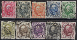 Luxembourg - Luxemburg - Timbre   1891   Adolphe   °    Série  S.P.   VC. 225,- - 1891 Adolfo De Frente