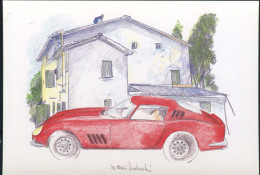 FERRARI 50 ANNI A MARANELLO 1943-1993 CARTOLINA - Collezioni E Lotti