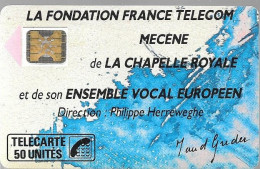 CARTE²°-PUBLIC-06/89-F 74.615-50U-SC4-CHAPELLE ROYALE 1-MONTPELLIER-UTILISEE-V° Pe 895708-TBE-LUXE - 1989