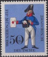 1966 Deutschland > BRD, ** Mi:DE 517, Sn:DE B417, Yt:DE 374, Preussische Postbote, FIP, München - Posta