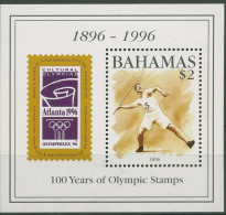 Bahamas 1996 OLYMPHILEX Atlanta Speerwerfen Block 80 Postfrisch (C94017) - Bahamas (1973-...)