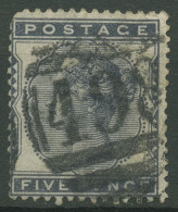 Großbritannien 1880 Königin Victoria 5 Pence, 62 Gestempelt, Mängel - Oblitérés