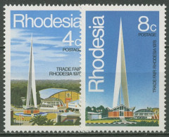 Rhodesien 1978 Handelsmesse RHODESIA Messegelände 204/05 Postfrisch - Rhodesia (1964-1980)