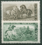 Polen 1966 Tag Der Briefmarke Pferde Gemälde 1715/16 Postfrisch - Unused Stamps