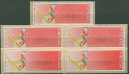 Portugal ATM 1992 Spielzeuge Satz 5 Werte 14/25/35/38/70 ATM 6 S Postfrisch - Timbres De Distributeurs [ATM]