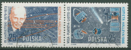 Polen 1986 Halleyscher Komet Raumsonden 3014/15 ZD Gestempelt - Used Stamps