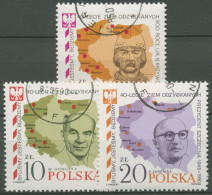 Polen 1985 Eingliederung Der West-u. Nordgebiete 2970/72 Gestempelt - Usati