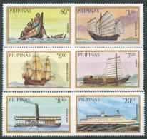 Philippinen 1984 Schiffe 1629/34 Postfrisch - Filipinas
