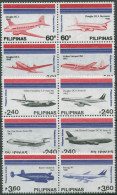 Philippinen 1986 Flugzeuge 1719/28 ZD Postfrisch - Filipinas