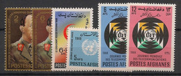 AFGHANISTAN - 1969 - N°YT. 900 à 905 - 5 Valeurs - Neuf Luxe ** / MNH / Postfrisch - Afganistán