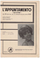 Cancionero L'Appuntamento (La Cita) De Lucía Valeri. Festival Canción Mallorca 1967 - Autres & Non Classés